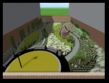 Wizualizacja projektu zielonego dachu
